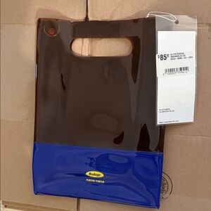 Nana-Nana Brown and Blue Tote Bag